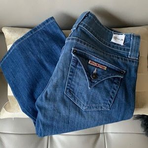 Hudson size 28 blue jeans,petite signature